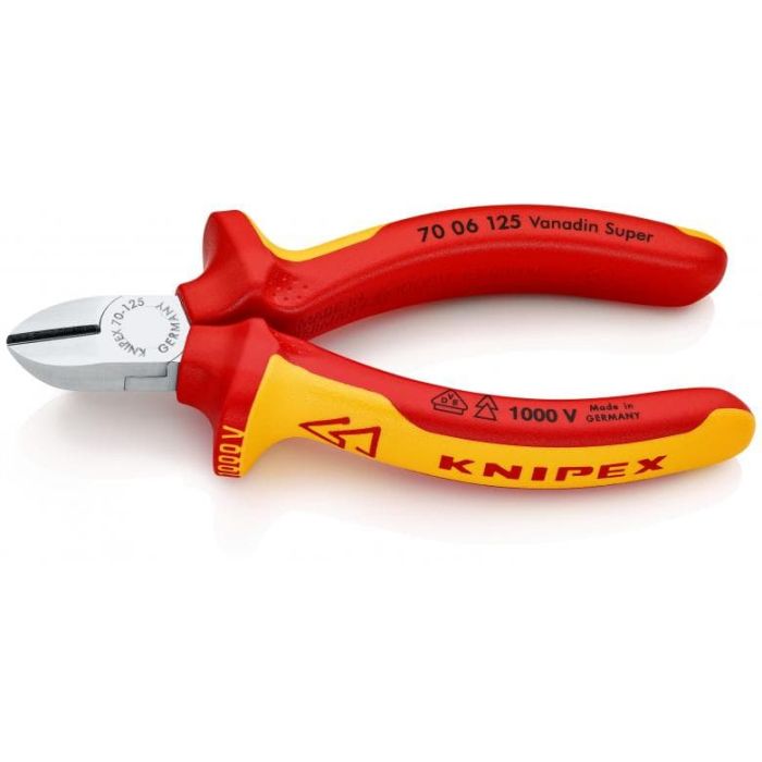 KNIPEX - Cleste izolat 1000 V cu maner multicomponent KNIPEX 180 mm [7006125]