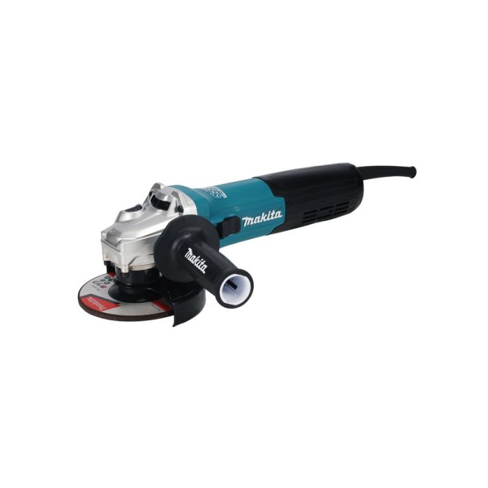 Makita - Polizor unghiular 125mm, GA5092X01, 1900W, comutator glisant, SJS2, Antirestart, AFT, Soft Start + 5 discuri slefuire metal 125x6mm [GA5092X01+5xD-18465]