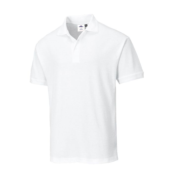 PORTWEST - Tricou Polo Naples, alb, mas. L [B210WHR-L]