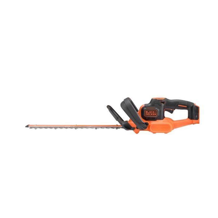 Black+Decker - Masina electrica pentru tuns gard viu, cu acumulator 18 V, 2.0 Ah, lama 45 cm [GTC18452PC-QW]