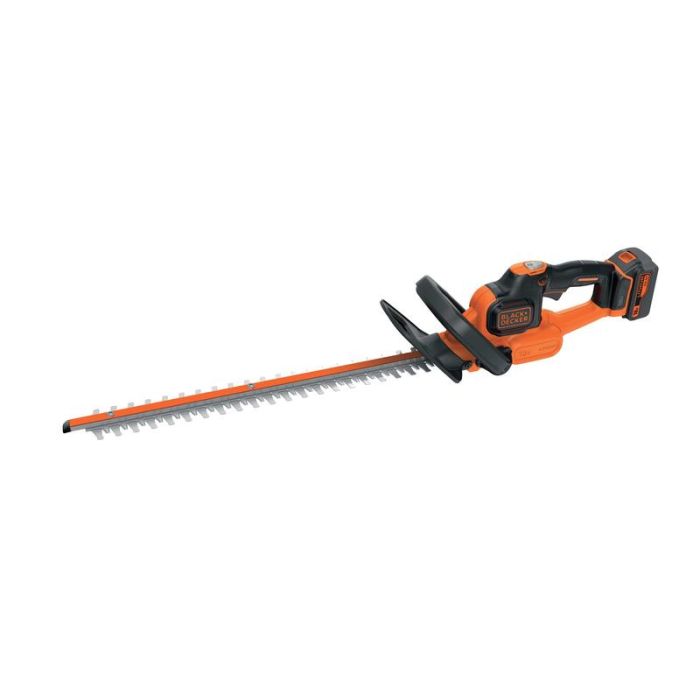 Black+Decker - Masina pentru tuns gard viu cu acumulator 18V, 50CM, 4Ah [GTC18504PC-QW]