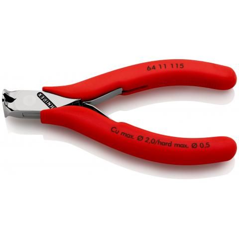 Knipex - Cleste tais frontal pt. instalatii electronice 115 mm [6411115]