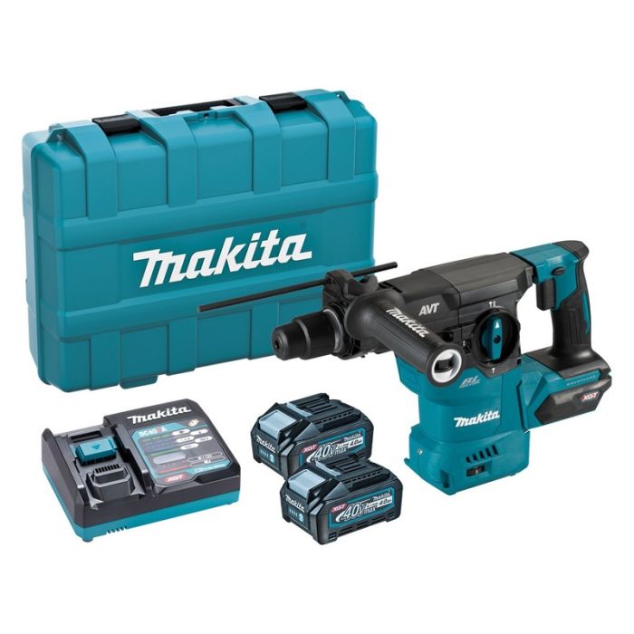 Makita - Ciocan rotopercutor SDS Plus, 3.9J cu acumulator Li-Ion XGT 40V 2x4.0Ah [HR008GM201]