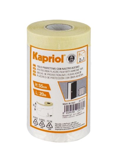 Kapriol - Banda mascare polietelina 140cmx33m [KAP-25774]