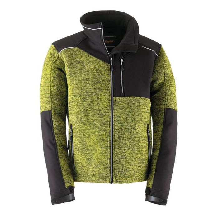 Kapriol - Jacheta fleece DYNAMIC, verde/negru, mas. M [KAP-36615]