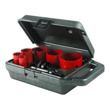 Ridgid - Set carote (22, 29, 38, 44, 57, 67 mm) si arbore de prindere (R25, R5) [81490]