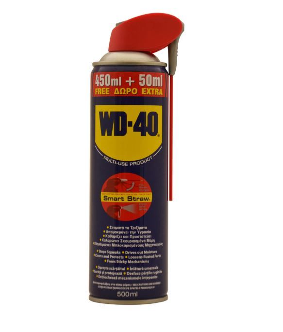 WD40 - SmartStraw Lubrifiant multifunct 450ml+50ml [780022]