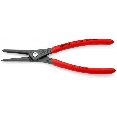 Knipex - Cleste de precizie pentru sigurante exterioare cu varfuri drepte 40-100 mm [4911A3SB]