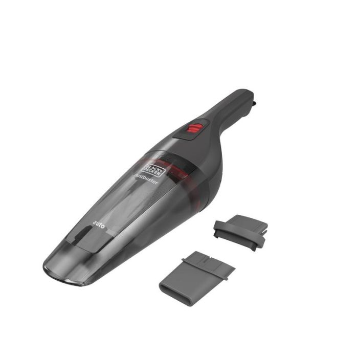 Black+Decker - Aspirator 12V, 6 accesorii, conectare la masina [NVB12AVA-XJ]