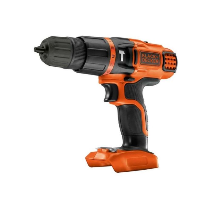 Black+Decker - Masina de gaurit si insurubat cu percutie 38Nm, 18V, fara acumulator si incarcator [BDCH188N-XJ]