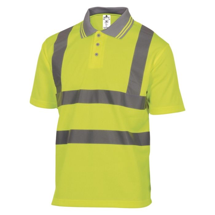 DELTA PLUS - Tricou polo, galben, mas. L [OFFSHJA - L]