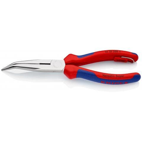 KNIPEX - Cleste plat rotund cu tais cu carlig de fixare [2625200T]