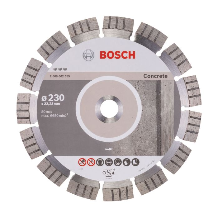 BOSCH - Disc diamantat 230mm pentru beton/BEST [2608602655]