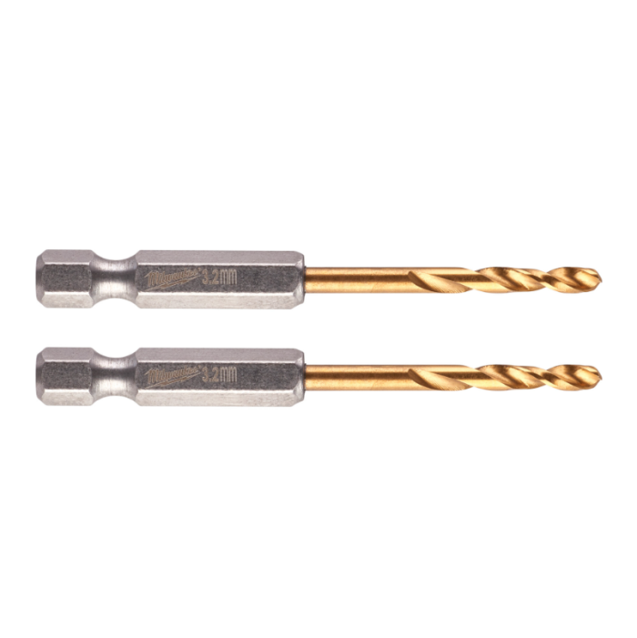 Milwaukee - Burghiu metal SWave HSS-G Tin 3.2x 66.5 mm set 2 buc [48894706]