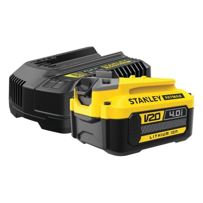 STANLEY - Set acumulator Li-Ion FatMax V20, 18V, 4.0Ah + incarcator [SFMCB14M1-QW]