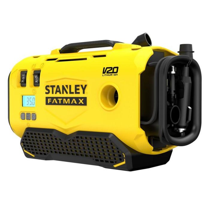 STANLEY - Compresor, display digital 18V, oprire automata, 3 optiuni incarcare, fara acumulator [SFMCE520B-QW]