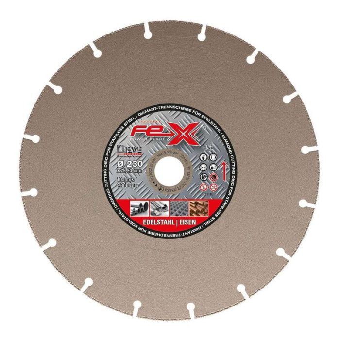 Diewe - Disc diamantat FeX, Ø115x22.23mm [SQ-01413]