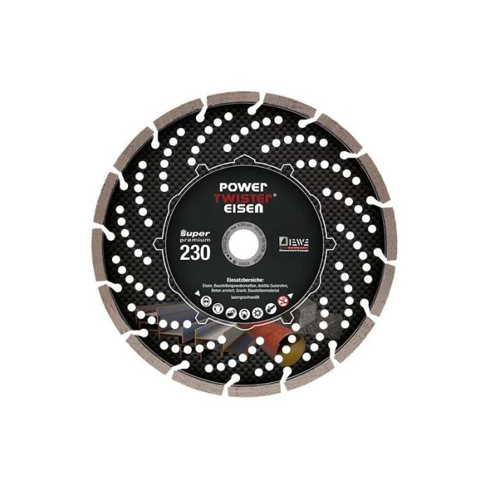 Diewe - Disc diamantat Power Twister Eisen, Ø115x22.23mm [SQ-02113]