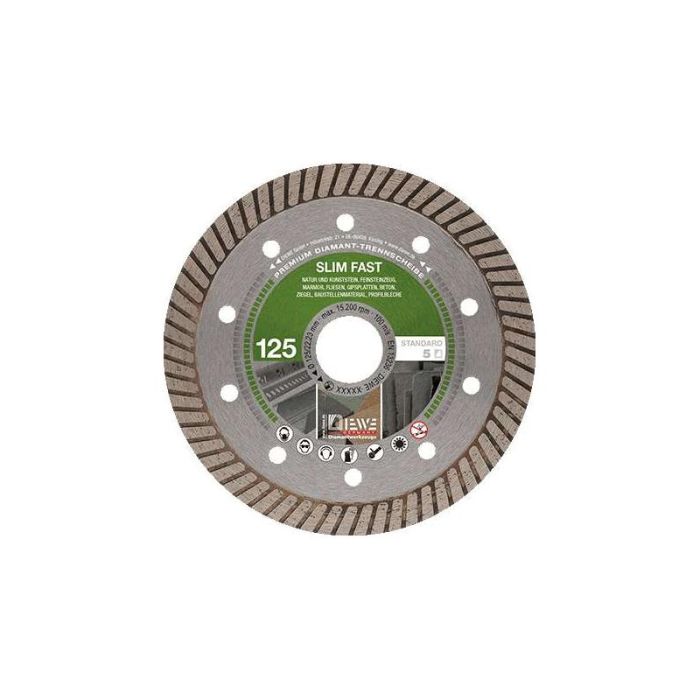 Diewe - Disc diamantat SlimFast, Ø115x22.23mm [SQ-10123]