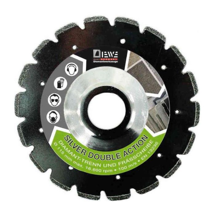 Diewe - Disc diamantat Silver Double Action, Ø115x22.23mm [SQ-10953]