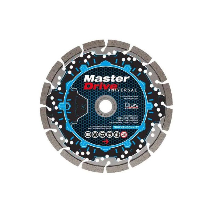 Diewe - Disc diamantat Master Drive Universal, Ø115x22.23mm [SQ-21143]