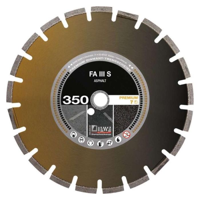 Diewe - Disc diamantat FAIIIS, Ø350x30mm [SQ-43556]