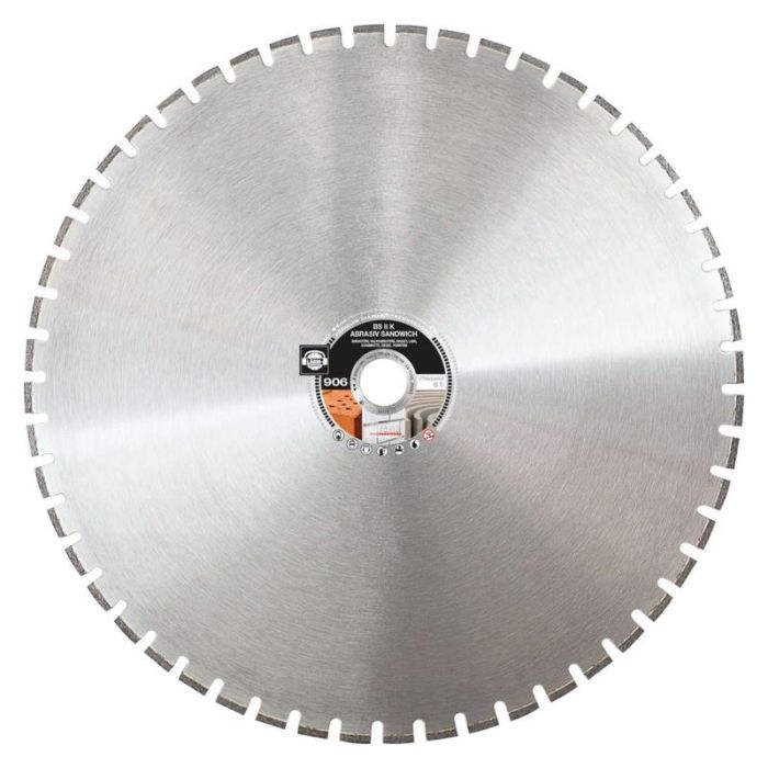 Diewe - Disc diamantat BSIIK Sandwich, Ø906x60mm, pentru Caramida refractara, Gresie, bazalt [SQ-49029]