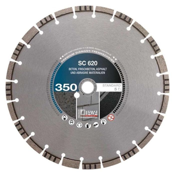 Diewe - Disc diamantat SC620, Ø230x22.23mm [SQ-84283]