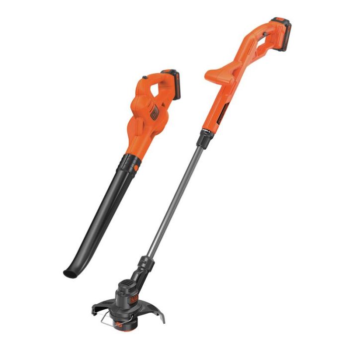 Black+Decker - Pachet trimmer ST1823 si suflanta GWC1815, acumulator 18V, 2x1.5Ah [ST1823GWC18-QW]