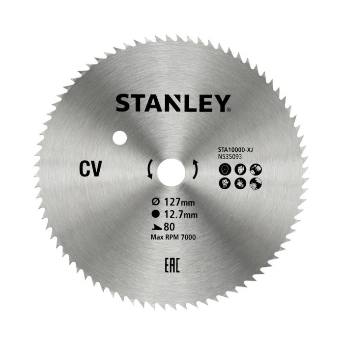 STANLEY - Panza fierastrau circular 127x12.7mm, 80 dinti [STA10000-XJ]