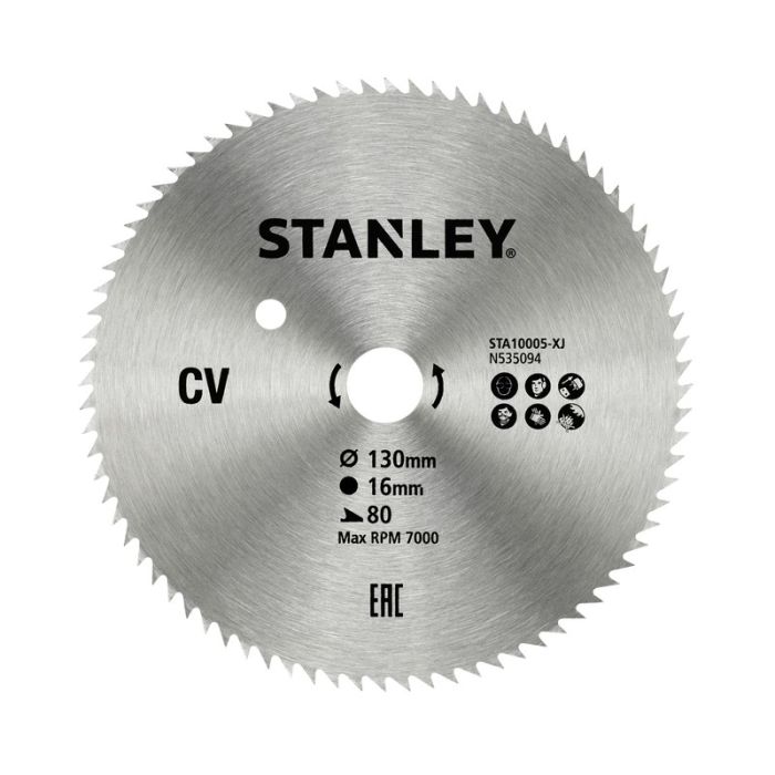 STANLEY - Panza fierastrau circular 127x12.7mm, 80 dinti [STA10005-XJ]