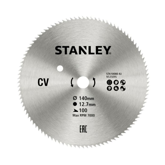 STANLEY - Panza fierastrau circular 140x12.7mm, 100 dinti [STA10080-XJ]