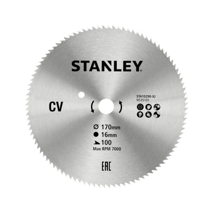 STANLEY - Panza fierastrau circular 160x16mm, 100 dinti [STA10290-XJ]