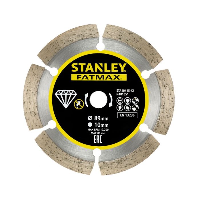 STANLEY - Disc diamanta FatMax segmentat pentru placi ceramice 89mm [STA10415-XJ]