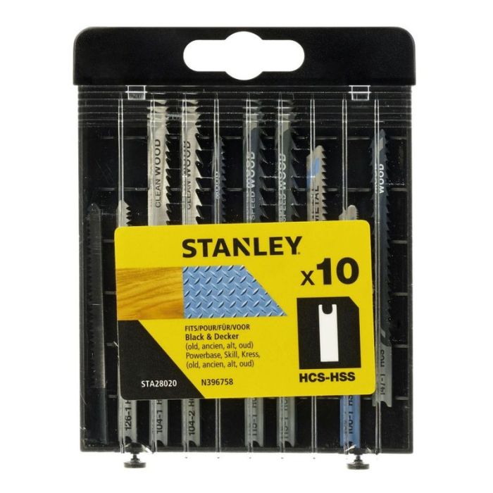 STANLEY - Panze fierastrau pendular, prindere in U, 10 piese [STA28020-XJ]