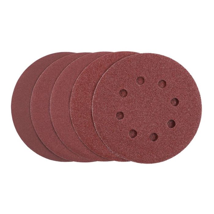 STANLEY - Disc abraziv pentru slefuire pentru slefuire cu excentic, velcro, 125mm, 1xP60, 1xP80, 2xP120, 1xP180, 5 bucati [STA32047-XJ]