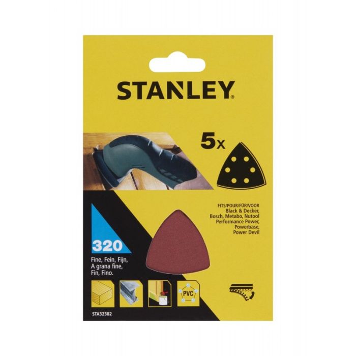 STANLEY - Hartie abraziva delta P320, 10 bucati [STA32382-XJ]