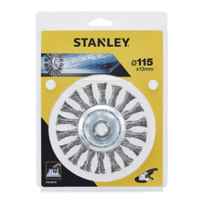 Stanley - Disc din sarma impletita 115mm, M14 [STA36070-XJ]