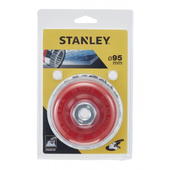 Stanley - Perie impletita tip cupa, 95x22.2mm, M14 [STA36105-XJ]