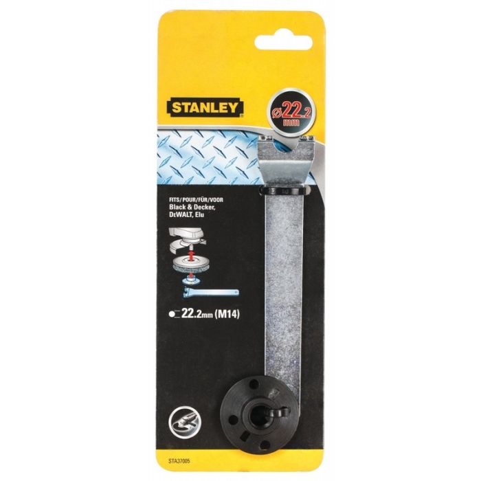 Stanley - Flansa si cheie fixa pentru polizoare unghiulare 22mm, M14 [STA37005-XJ]