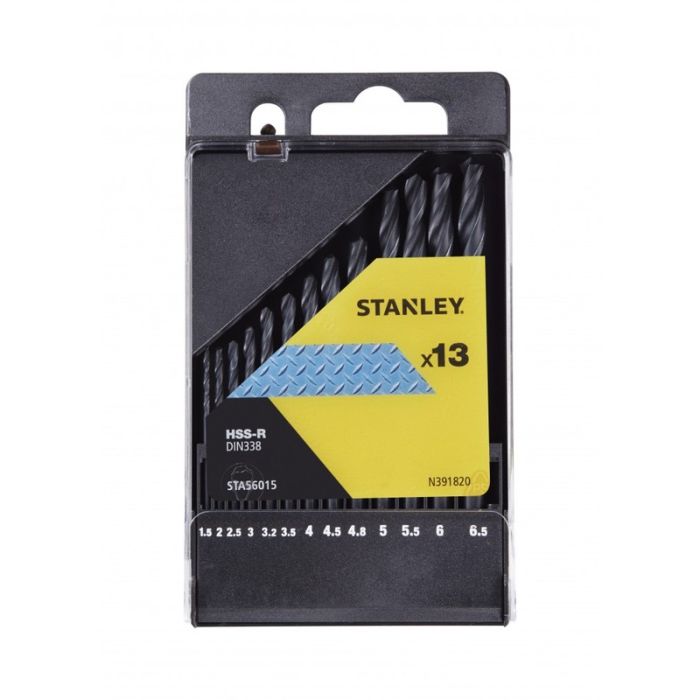 STANLEY - Burghie HSS-R pentru metal 1.5-6.5mm, 10 piese [STA56015-QZ]