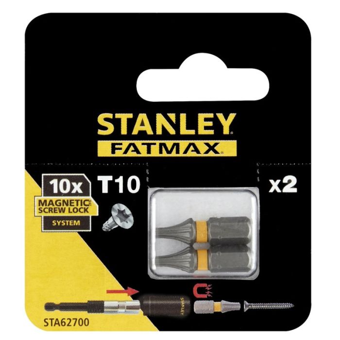 STANLEY - Biti screwlock TX10 x 25mm, 2 bucati [STA62700-XJ]