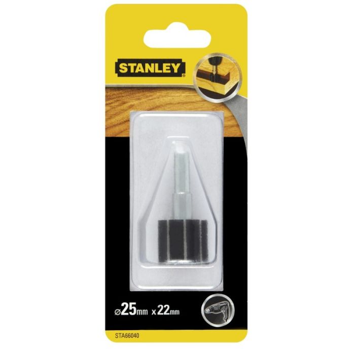 STANLEY - Freza pentru lemn 25mm/22mm, tija 8mm fara rulment de ghidare [STA66040-QZ]