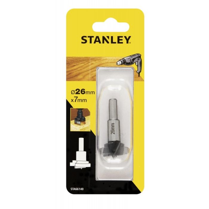 STANLEY - Freza cilindrica pentru lemn, 26x7mm [STA66140-QZ]