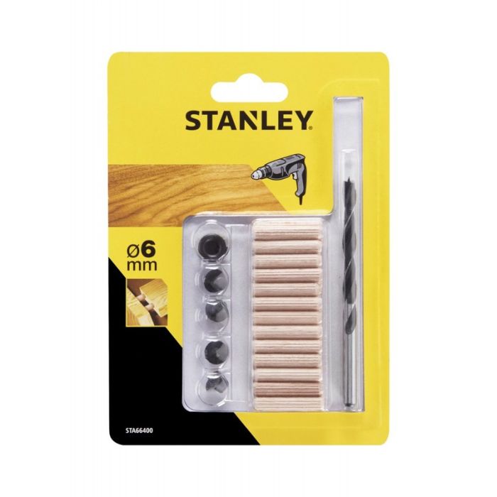 Stanley - Burghiu 6mm, pene si limitator adancime [STA66400-QZ]