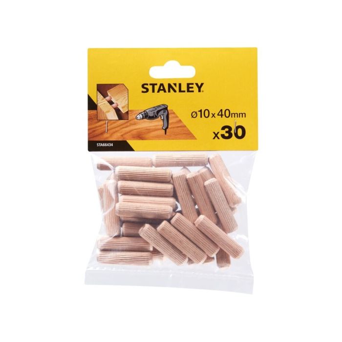 Stanley - Cep lemn 10x40mm, 200 bucati/punga [STA66434-QZ]