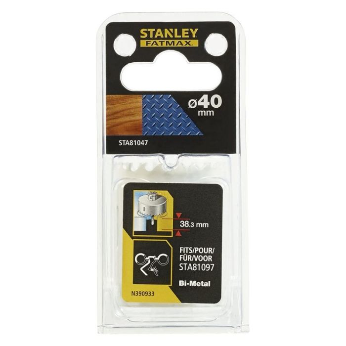 STANLEY - Carota Bi-Metal FatMax 40x38.3mm [STA81047-XJ]