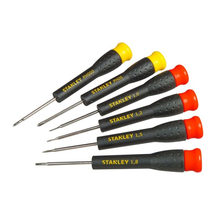 STANLEY - Surubelnite mecanica fina (4 dreapta + 2ph), 6 piese [STHT0-62631]