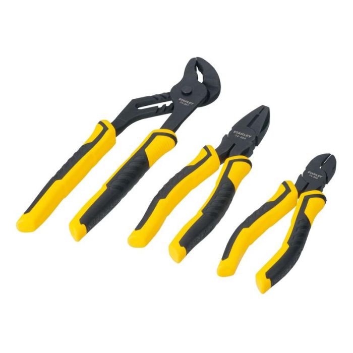 STANLEY - Set 3 clesti dynagrip taiere in diagonala pentru tevi si combinat [STHT0-74471]