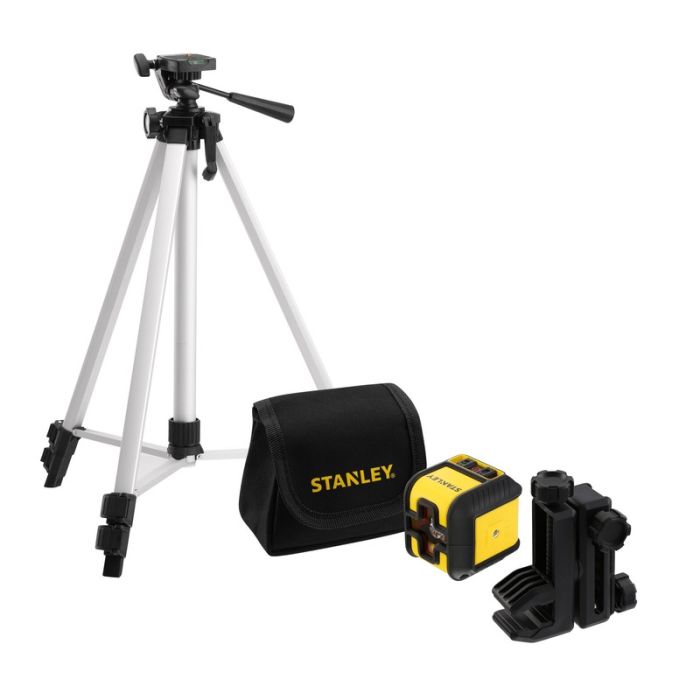 STANLEY - Nivela laser cubix, rosie cu trepied [STHT77648-1]